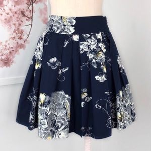 ANTHROPOLOGIE Odille Floral Skirt
